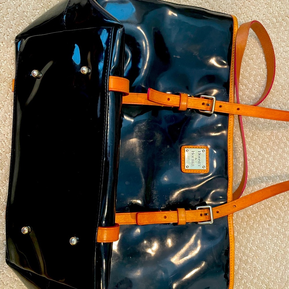 Dooney & Bourke Black Patent Handbag